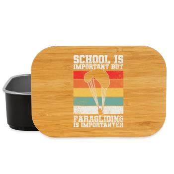 Gleitschirmfliegen Paragliding - Lunch Box - Schwarz - Vorne