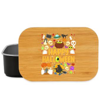Halloween Frohes Halloween - Lunch Box - Schwarz - Vorne