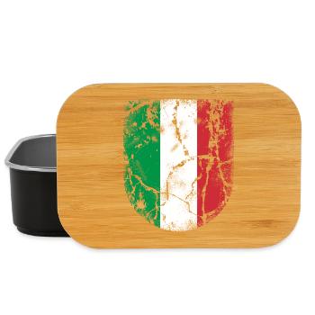 Italie Pavillon - Boîte à goûter - noir - Devant