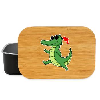 Crocodile - Boîte à goûter - noir - Devant