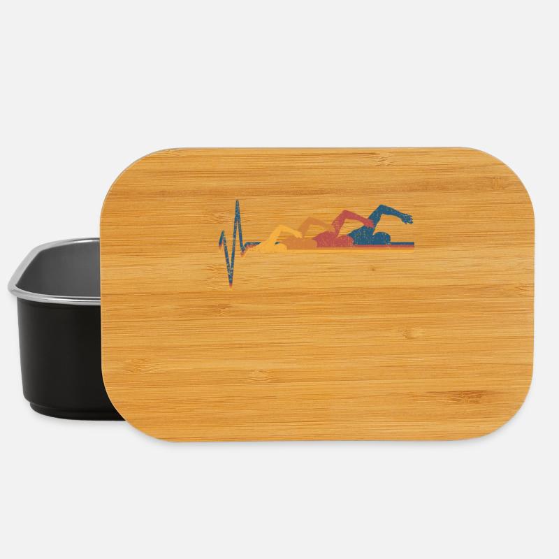 Schwimmen Schwimmer - Lunch Box - Schwarz