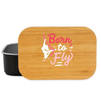 Aerial Yoga Born To Fly Born To Fly Cloth - Lunch Box - black - Front
