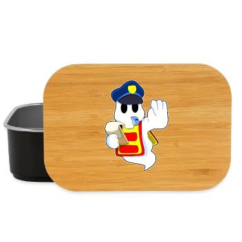 Geist Polizist Strafzettel Polizei - Lunch Box - Schwarz - Vorne