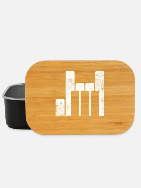 Klavier Pianist - Lunch Box - Schwarz