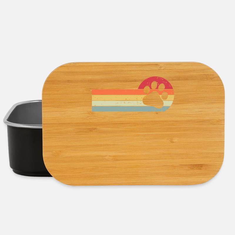 Hundepfote - Lunch Box - Schwarz