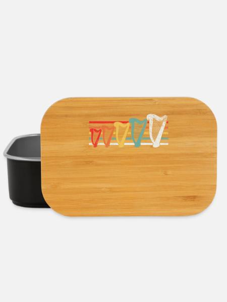 Harfe Harfen - Lunch Box - Schwarz