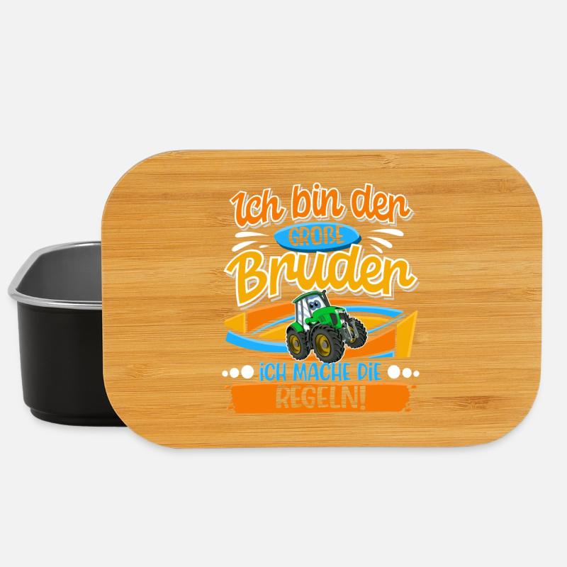 Traktor Großer Bruder - Lunch Box - Schwarz