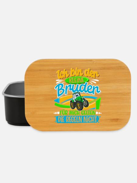 Traktor Kleiner Bruder - Lunch Box - Schwarz