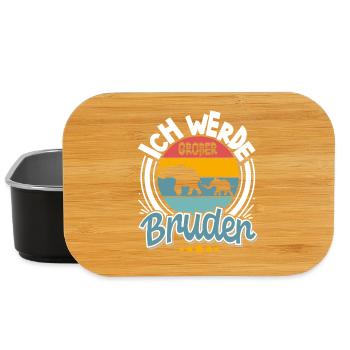 Ich Werde Großer Bruder - Lunch Box - Schwarz - Vorne