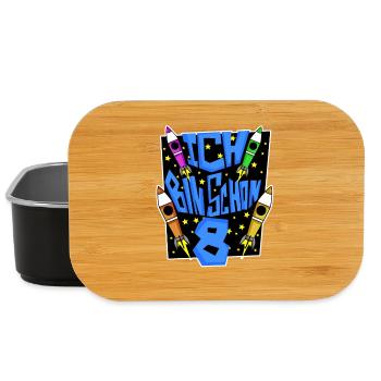 8. Geburtstag Junge Geschenk - Lunch Box - Schwarz - Vorne