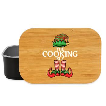 Weihnachten Koch Elf - Lunch Box - Schwarz - Vorne