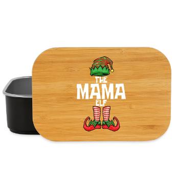 Weihnachten Mama Elf - Lunch Box - Schwarz - Vorne