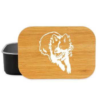 Border Collie "Black Edition" - Lunch Box - black - Front