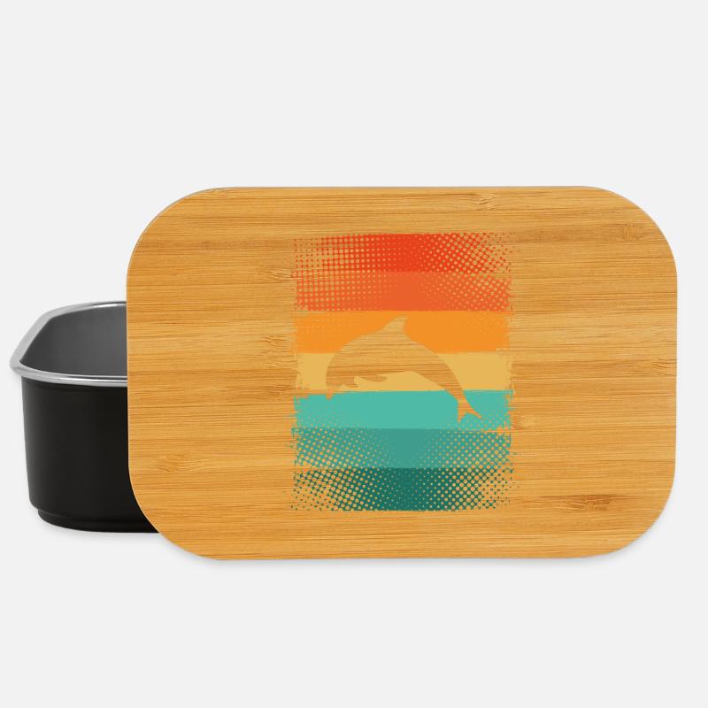 Delfin - Lunch Box - Schwarz