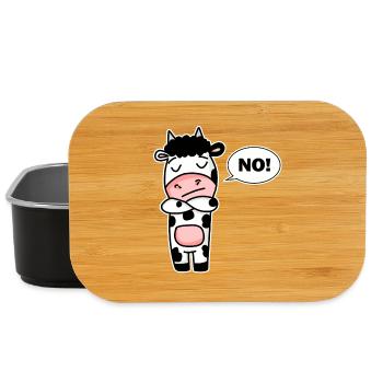 Kuh Nein - Lunch Box - Schwarz - Vorne