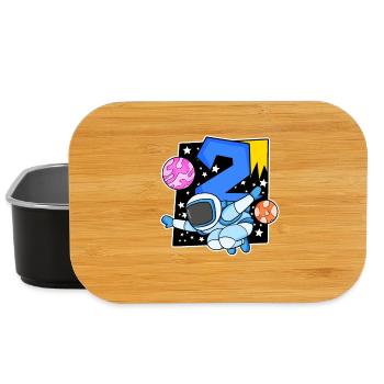 2 anniversaire garçon - 2 ans - Je suis 2 - Boîte à goûter - noir - Devant