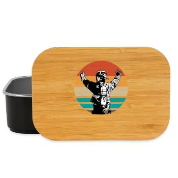 Retro Sunset Duo - Lunch Box - black - Front