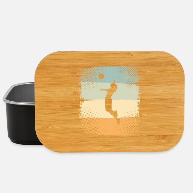 Volleyball - Lunch Box - Schwarz