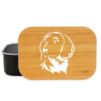 Bavarian. Mountain Sweat Dog Head "Black Edition" - Lunch Box - black - Front