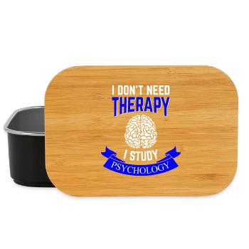 Psychology Student Saying T Shirt - Lunch Box - black - Front