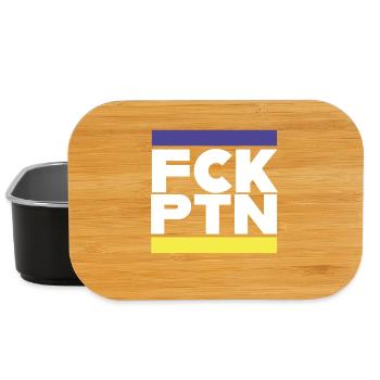 FCK PTN Peace pour l’Ukraine et l’Europe - Boîte à goûter - noir - Devant