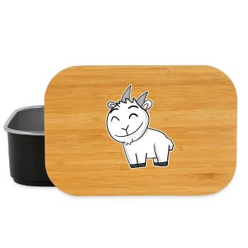 Bouc de chèvre - Boîte à goûter - noir - Devant