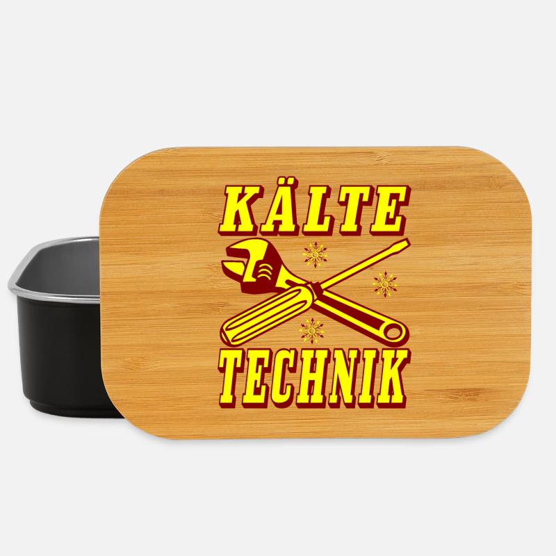 Kälte Technik Retro Design - Lunch Box - Schwarz