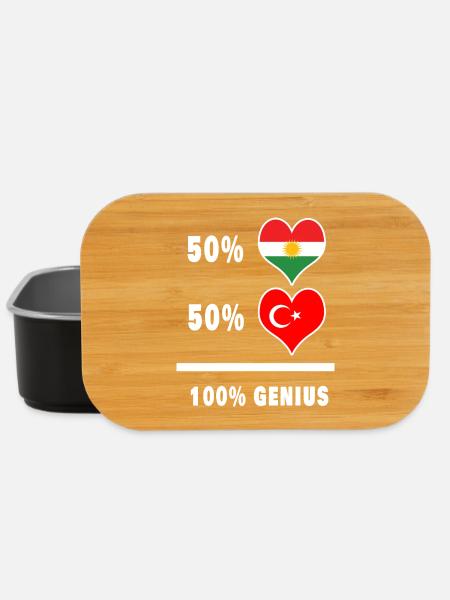Kurdistan und Türkei genial / Geschenk - Lunch Box - Schwarz