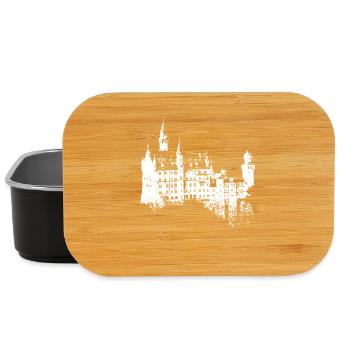 Neuschwanstein Allemagne Bavière J’aime l’Allemagne - Boîte à goûter - noir - Devant