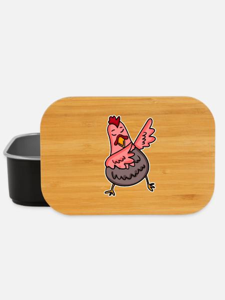 Dabbing Dab Huhn - Lunch Box - Schwarz