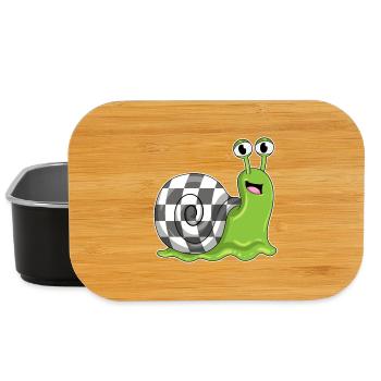 Escargot Échiquier Jeu de société d’échecs - Boîte à goûter - noir - Devant