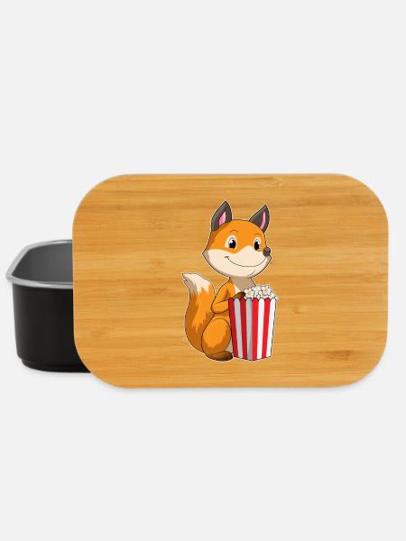 Fuchs Popcorn - Lunch Box - Schwarz