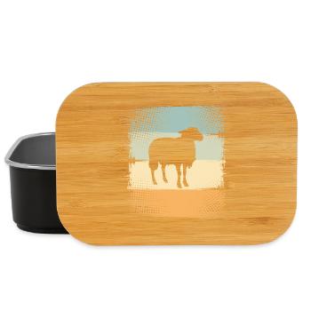 Schaf - Lunch Box - Schwarz - Vorne