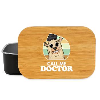 Doctorate Doctoral Thesis Doctoral Degree - Lunch Box - black - Front