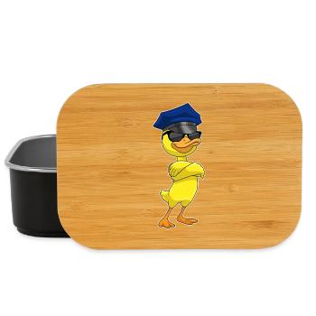 Police des Lunettes de Soleil Policier Canard - Boîte à goûter - noir - Devant