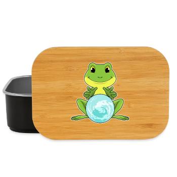 Frog Crystal Ball - Lunch Box - black - Front