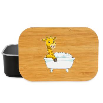 Baignoire de bain girafe - Boîte à goûter - noir - Devant
