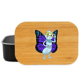 Lunettes Papillon - Boîte à goûter - noir - Devant