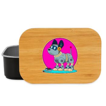 Robot Chien - Boîte à goûter - noir - Devant