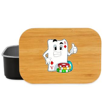 Poker Pokerchips Pokerkarten - Lunch Box - Schwarz - Vorne