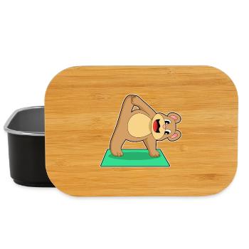 Bear Yoga Fitness Gymnastics - Boîte à goûter - noir - Devant