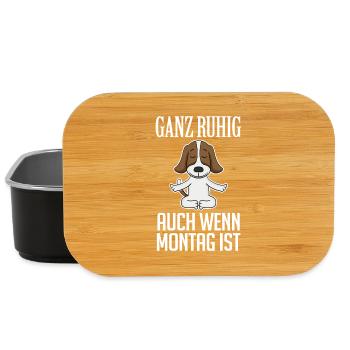 Basset Hound - Lunch Box - Schwarz - Vorne