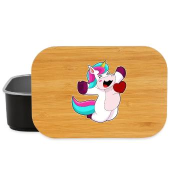 Unicorn Heart - Lunch Box - black - Front