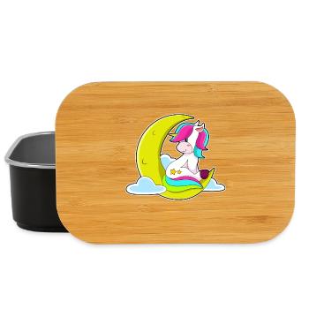 Einhorn Mond  - Lunch Box - Schwarz - Vorne