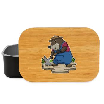 Mole Farmer Pickaxe Farm - Lunch Box - black - Front