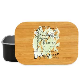 DarssCoast - Leuchtturm, See you on the Lighthouse - Lunch Box - Schwarz - Vorne