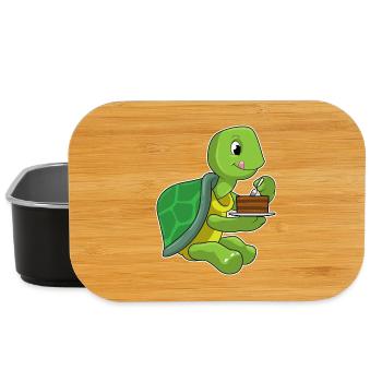 Turtle Cake - Lunch Box - black - Front