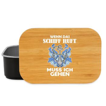 Schiff Schifffahrt - Lunch Box - Schwarz - Vorne