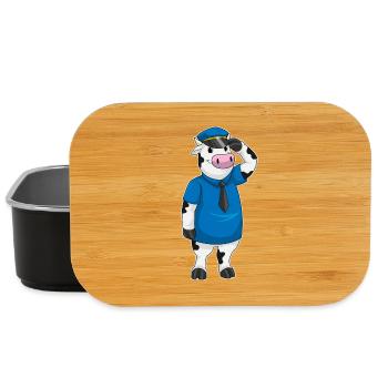 Police des vaches Police de la casquette - Boîte à goûter - noir - Devant