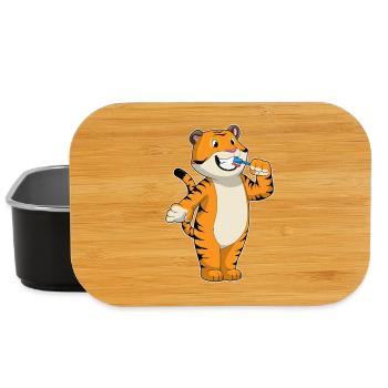 Tiger Zahnbürste - Lunch Box - Schwarz - Vorne